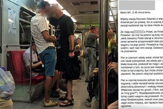 Policja apeluje: Jesteś bądź znasz osobę znieważaną przez agresywnego mężczyznę w metrze 10 września? Zgłoś to!