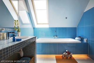 Niebieska łazienka: aranżacja błękitnej łazienki