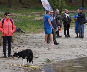 Zimna kąpiel morsów w podbydgoskich Pieckach! Tak wyglądało rozpoczęcie sezonu [ZDJĘCIA]