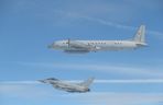 Typhoon przechwytuje rosyjskiego IŁ-20M