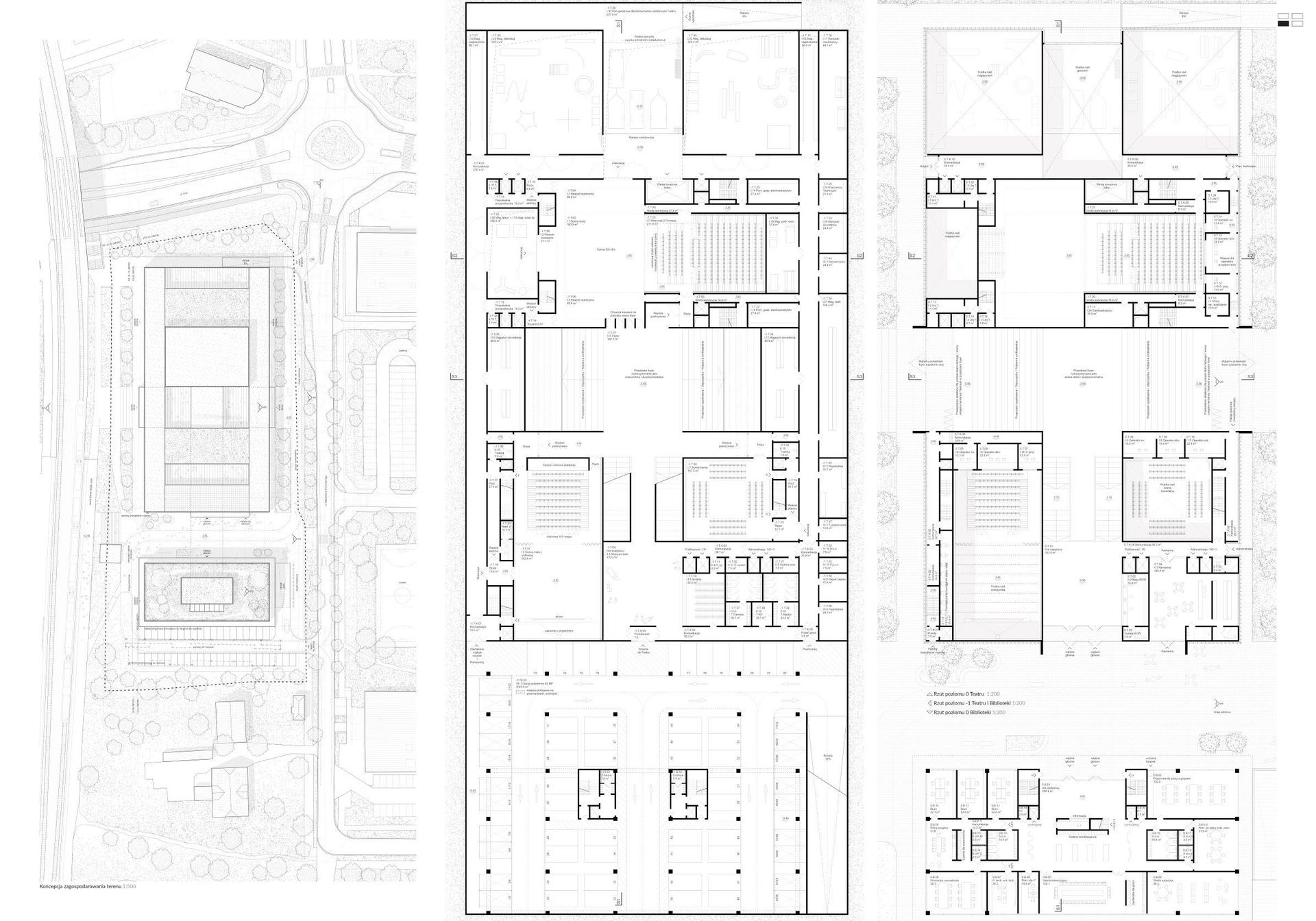 Teatr Banialuka w Bielsku-Białej projekty konkursowe 1 nagroda