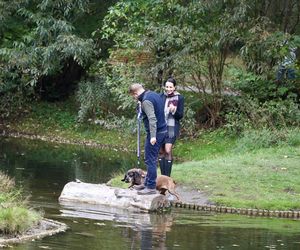 Jacek Ozdoba odpoczywa z żoną po ślubie