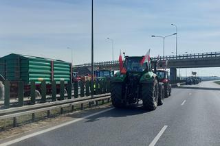 Ogólnopolski Strajk Generalny Rolników w Wielkopolsce. Blokada S11 w Dąbrówce
