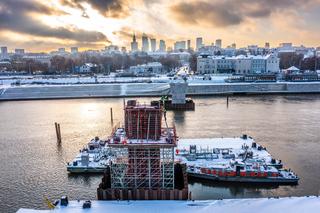 Most pieszo-rowerowy na Pragę