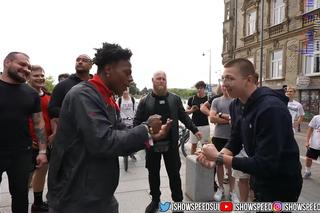 Youtuber IShowSpeed w Krakowie