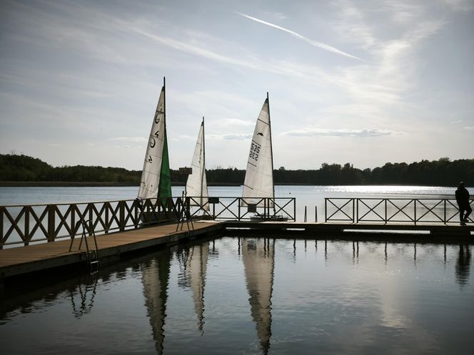 Plaża w Osiecznej przed sezonem letnim 