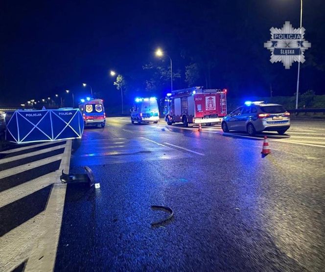 Tragiczny wypadek BMW w Katowicach. Jest ofiara śmiertelna