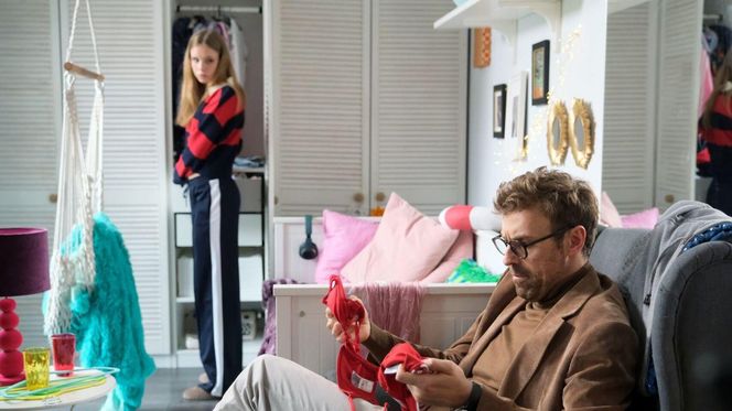 M jak miłość odc. 1882. Sara (Nadia Smyczek), Darek Hoffman (Mateusz Rusin)