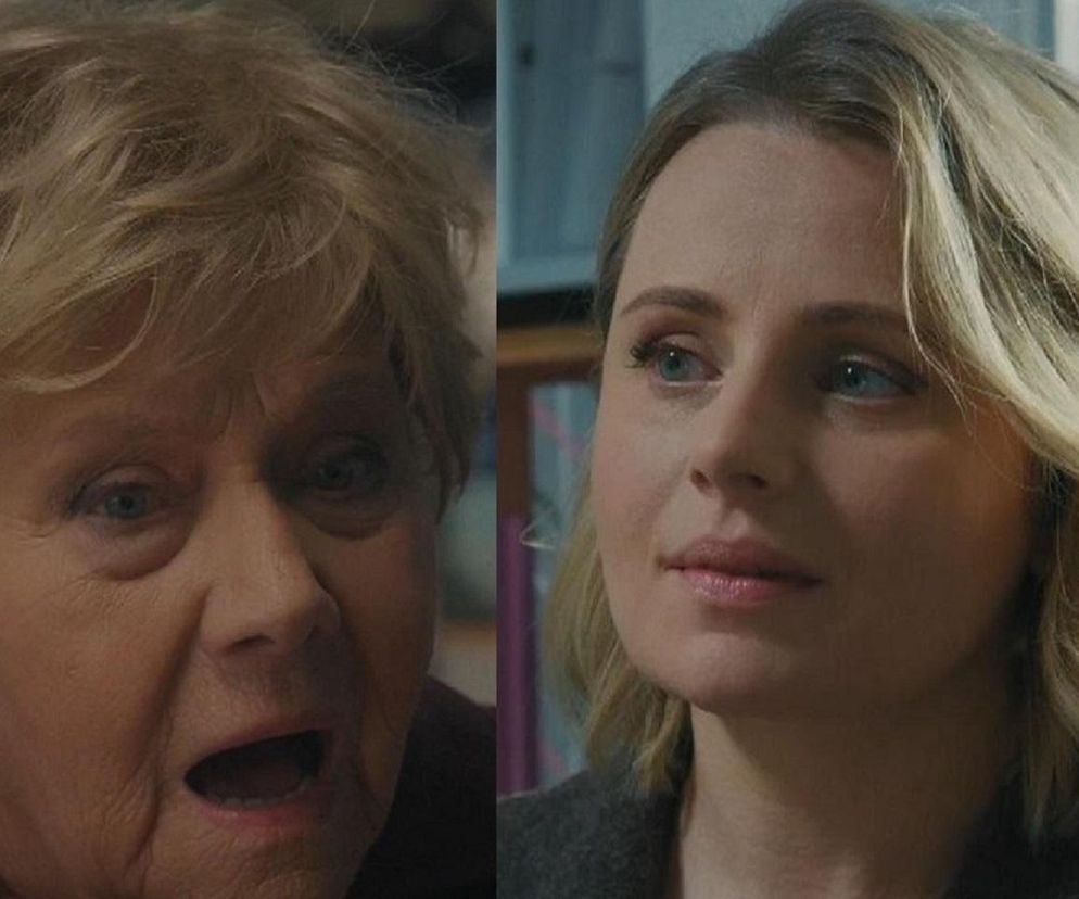 M jak miłość, odcinek 1875. Barbara (Teresa Lipowska), Judyta (Paulina Chruściel