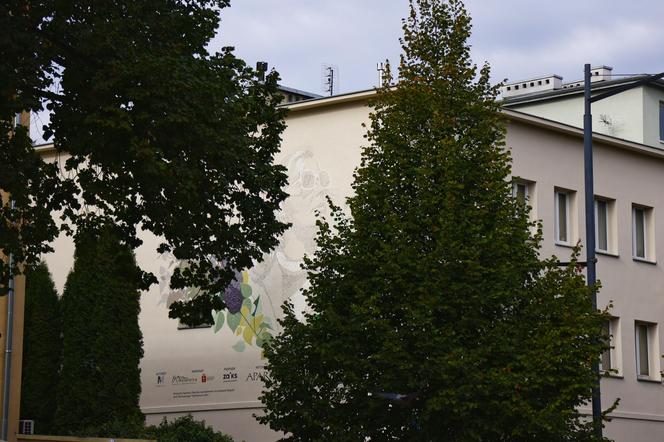 Mural upamiętniający Agnieszkę Osiecką