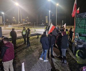 Protest rolników w zielonym miasteczku w Nagłowicach