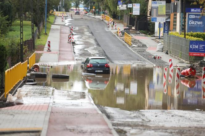 Czechowice Dziedzice. Ewakuacja mieszkańców z zalanych terenów