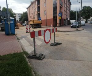 Remont na ul. Błonie w Siedlcach