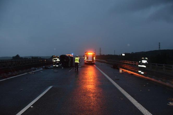 Pechowa seria na tarnowskim odcinku autostrady A4