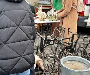 Wcisło buszuje na pchlim targu.