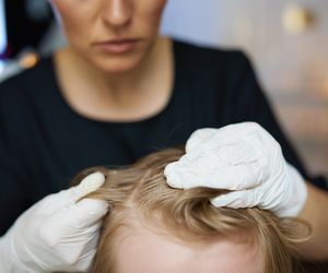 Wszy ludzkie - we włosach, łonowe, odzieżowe