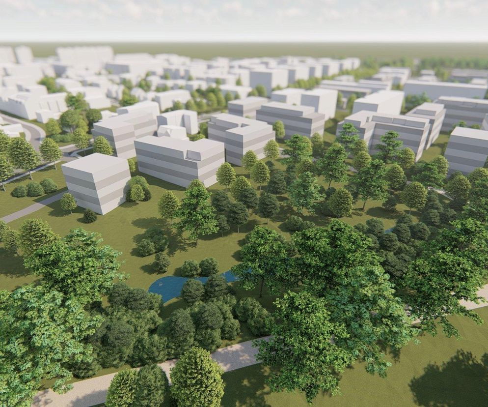 Poznań park linearny na Górczynie