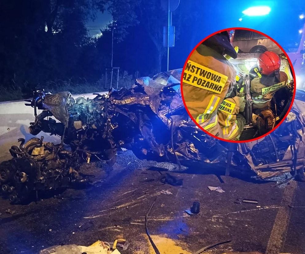 Groźny wypadek w Gdańsku. Dachowanie auta na ul. Sucharskiego