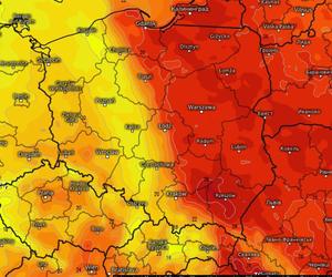 Mapy gorąca dla Polski we wrześniu