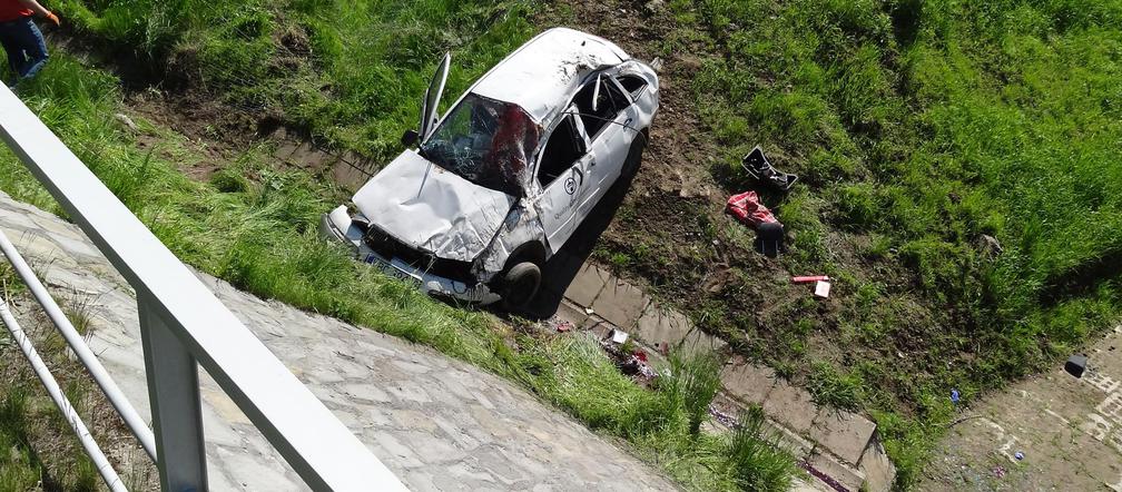 Wypadek na A4 za węzłem Bieżanów. Zginął młody mężczyzna [ZDJĘCIA]