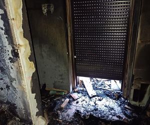 Pożar w Chorzowie zniszczył dom nauczyciela