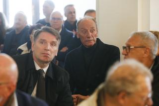 Dariusz Szpakowski na pogrzebie Tomasz Wołka