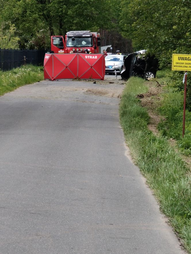 Tragiczny wypadek w Wólce Kobylewskiej, zginął 34-latek