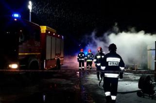 Pożar w Skarżysku-Kamiennej! Spłonął dom! Jedna osoba ranna!