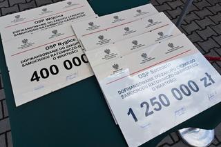 Promesy na zakup samochodów dla jednostek OSP 