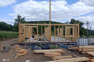 Dom z konopi - budowa