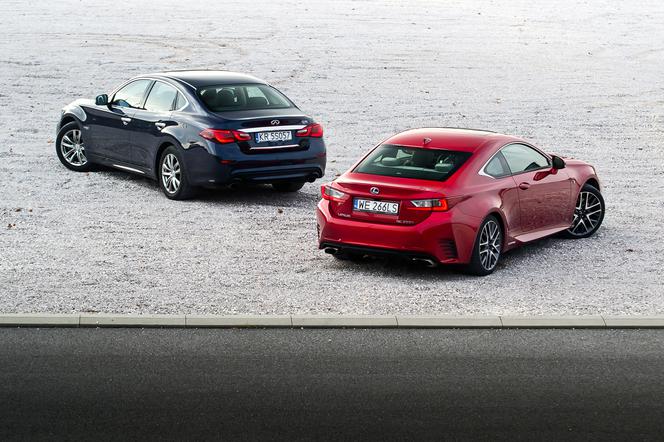 Infiniti Q70h Premium Tech & Lexus RC 300h F Sport