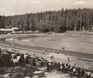 Stadion Leśny w Olsztynie dawniej i dziś. To tam bito rekordy świata w lekkiej atletyce