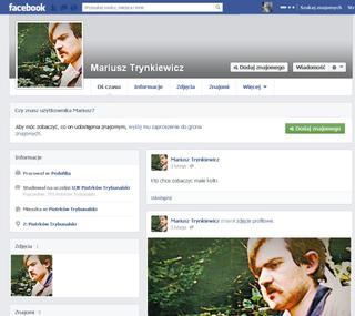 Mariusz Trynkiewicz na Facebooku - nie może doczekać się wyjścia na wolność!