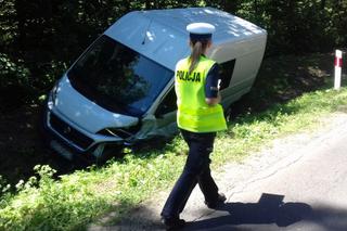 Tragiczny wypadek pod Łukowem. Nie żyje 42-latek z Lublina [ZDJĘCIA]