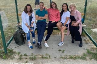 	M jak miłość po wakacjach 2023. Paweł (Rafał Mroczek), Franka (Dominika Kachlik), Marta (Dominika Ostałowska) na planie