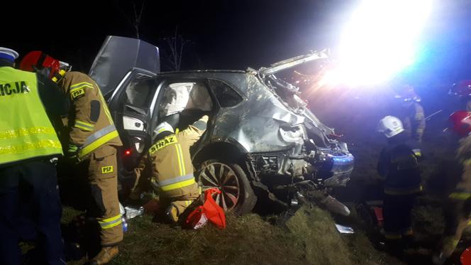  Tragiczny wypadek na S7. Luksusowe auto ROZTRZASKANE