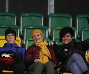 Kibice GKS Katowice na meczu z Piastem Gliwice 8.11.2025