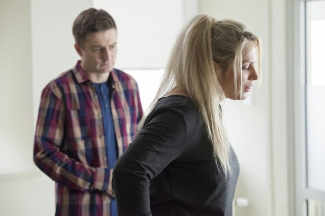 Przyjaciółki 7 sezon odc. 80. Patrycja (Joanna Liszowska), Michał (Marcin Rogacewicz)
