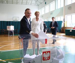 Andrzej Duda zagłosował w wyborach samorządowych w Krakowie