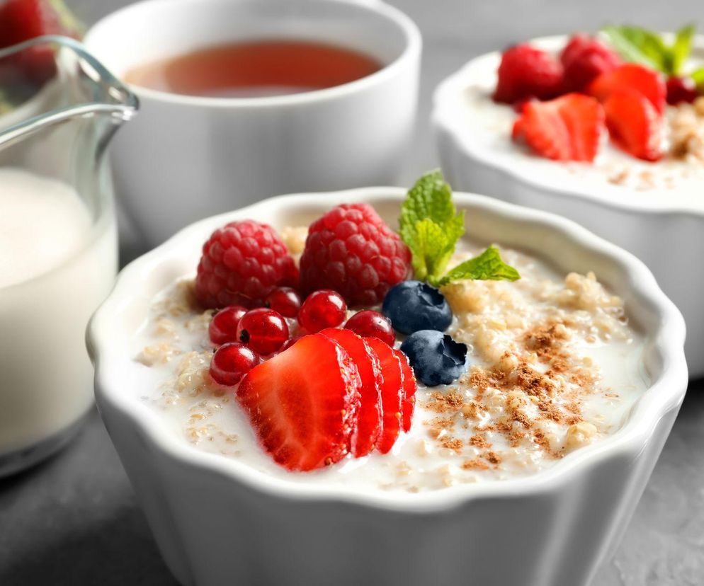 płatki quinoa na śniadanie