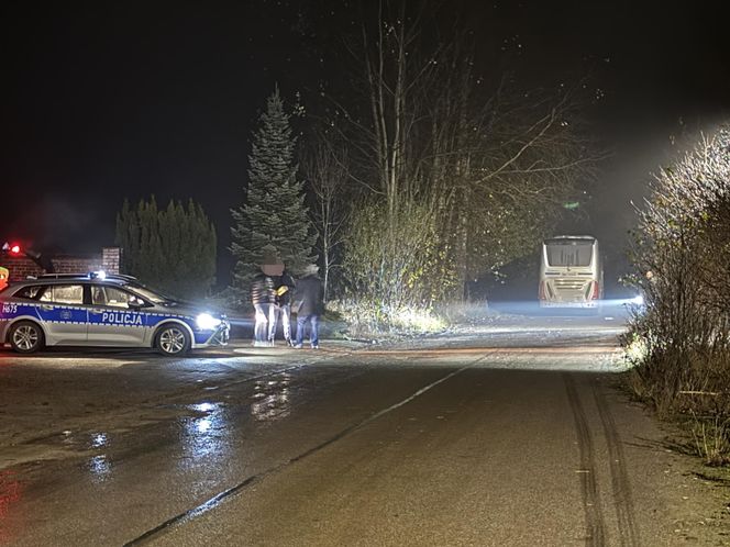Śmiertelne potrącenie przez autokar. Nie żyje 36-latek