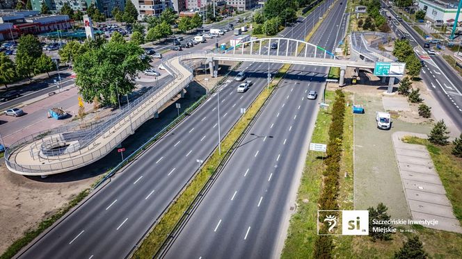 Nowa kładka nad ul. Struga