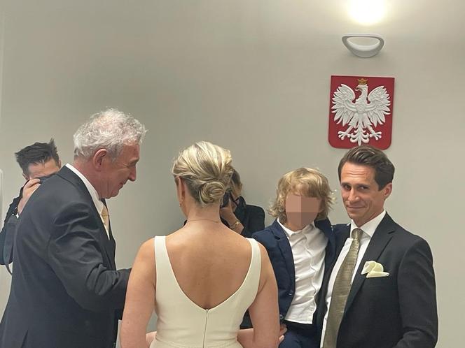 Ślub Waldemara Dąbrowskiego i Małgorzaty Brochockiej