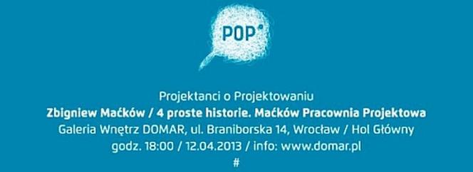 Zbigniew Maćków o projektowaniu. Wykład w Galerii Wnętrz Domar we Wrocławiu. 12.04.2013