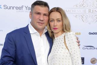 Dariusz Michalczewski z żoną