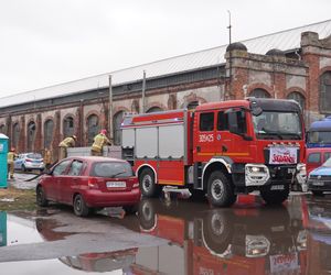 Pożar hali Gdańsk Przeróbka