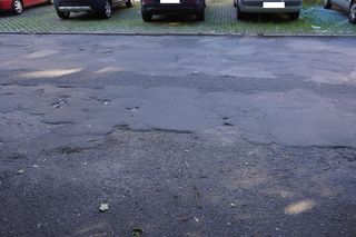 Ul. Pogodna w Lublinie przed remontem