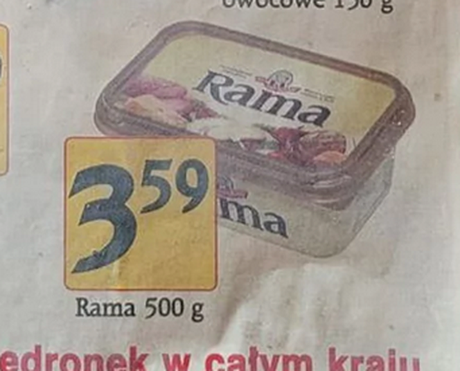 Gazetka z Biedronki z 1999 roku