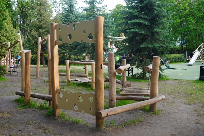 Plac zabaw w Parku Planty