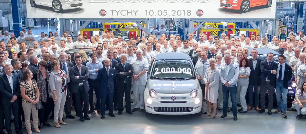 Dwumilionowy Fiat 500 z zakładów w Tychach